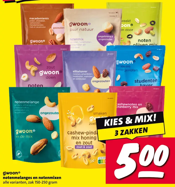 Aanbieding: Notenmelanges en notenmixen