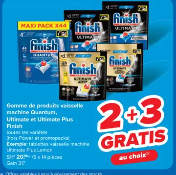 Offre: Gamme de produits vaisselle machine Quantum, 