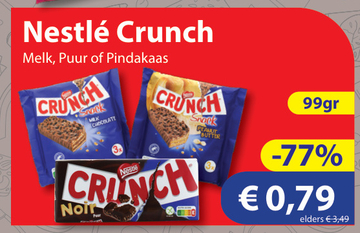 Aanbieding: Nestlé Crunch