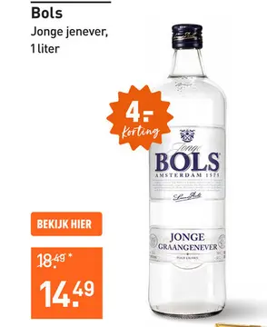 Aanbieding: Bols Jonge jenever