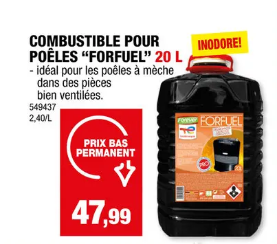 Offre: Forever Forfuel pétrole 20l