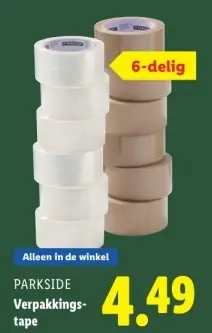 Aanbieding: PARKSIDE Verpakkingstape