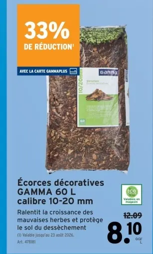 Offre: Écorces décoratives