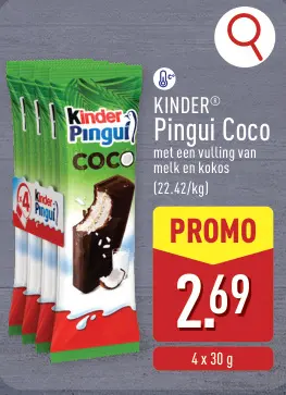 Promotie: Kinder Pingui Coco