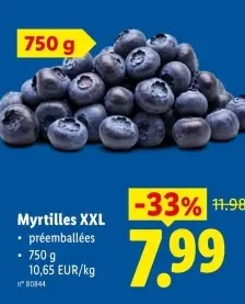 Offre: Myrtilles XXL