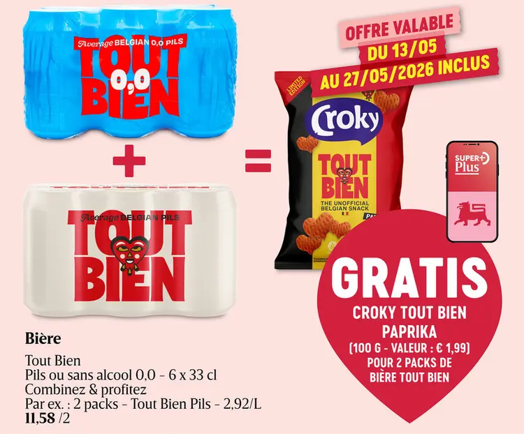 Offre: Bière Tout Bien