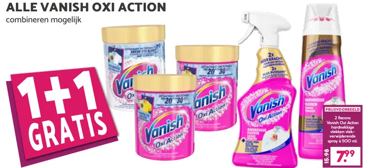 Aanbieding: Vanish Oxi Action