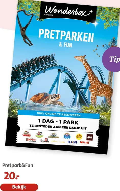Aanbieding: Wonderbox Connect Pretparken & Fun