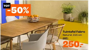 Aanbieding: Tuintafel Fabro