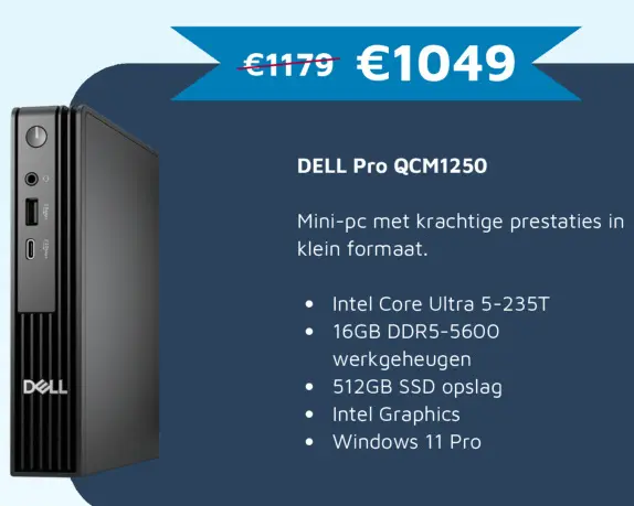 Aanbieding: DELL Pro QCM1250