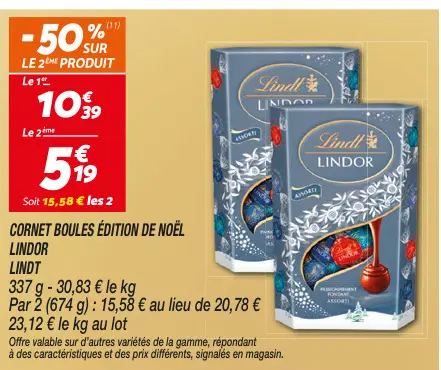Offre: Cornet boules édition de noël