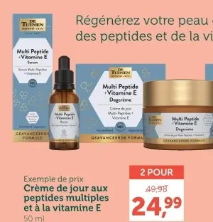 Offre: Crème de jour aux peptides multiples et à la 