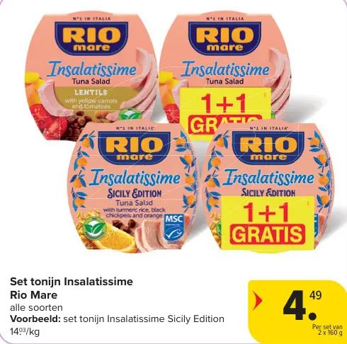 Promotie: Set tonijn Insalatissime
