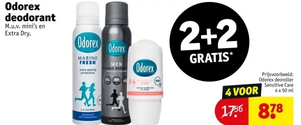 Aanbieding: Odorex deodorant