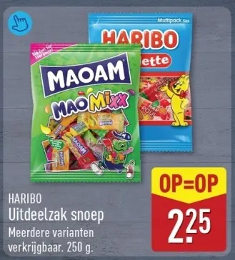 Aanbieding: Uitdeelzak snoep
