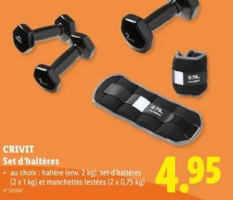 Offre: Set d'haltères