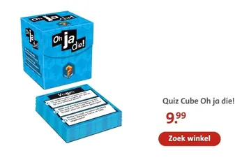 Aanbieding: Quiz Cube Oh ja die!