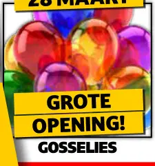 Promotie: Grote opening!