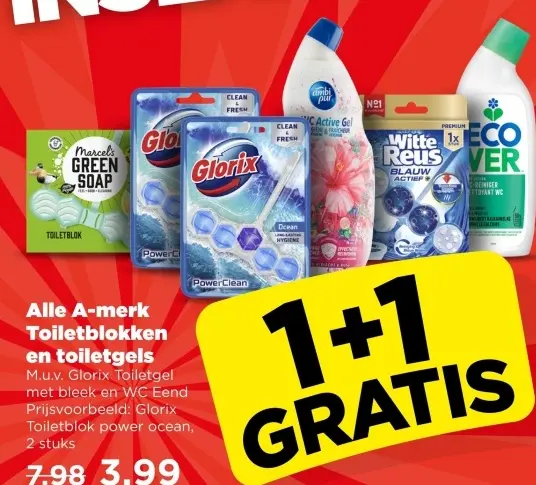 Aanbieding: Alle A-merk Toiletblokken en toiletgels