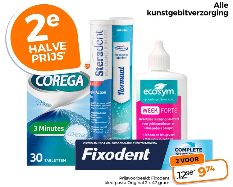 Aanbieding: Alle kunstgebitverzorging