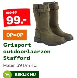 Aanbieding: Grisport outdoorlaarzen Stafford