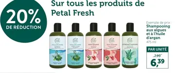 Offre: Shampooing aux algues et à l'huile d'argan