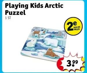 Aanbieding: Playing Kids Arctic Puzzel