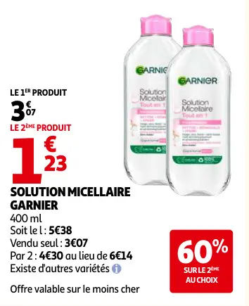 Offre: Solution micellaire