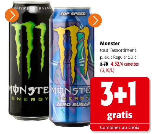 Offre: Energiedrank