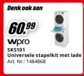 Promotie: Universele stapelkit met lade