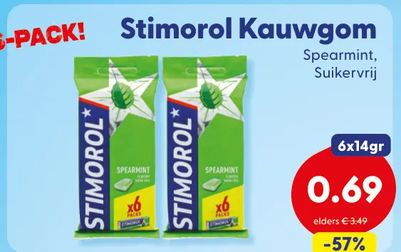 Aanbieding: Stimorol Kauwgom