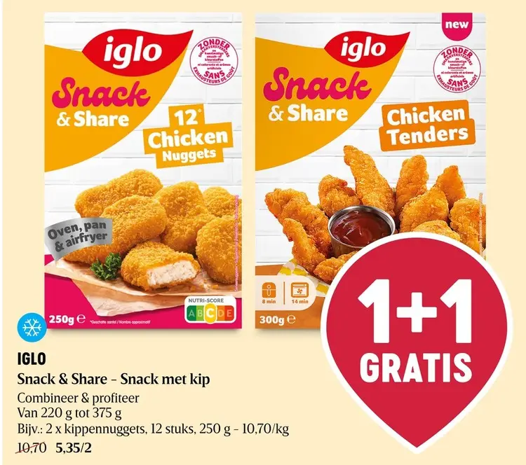 Promotie: Snack & Share - Snack met kip
