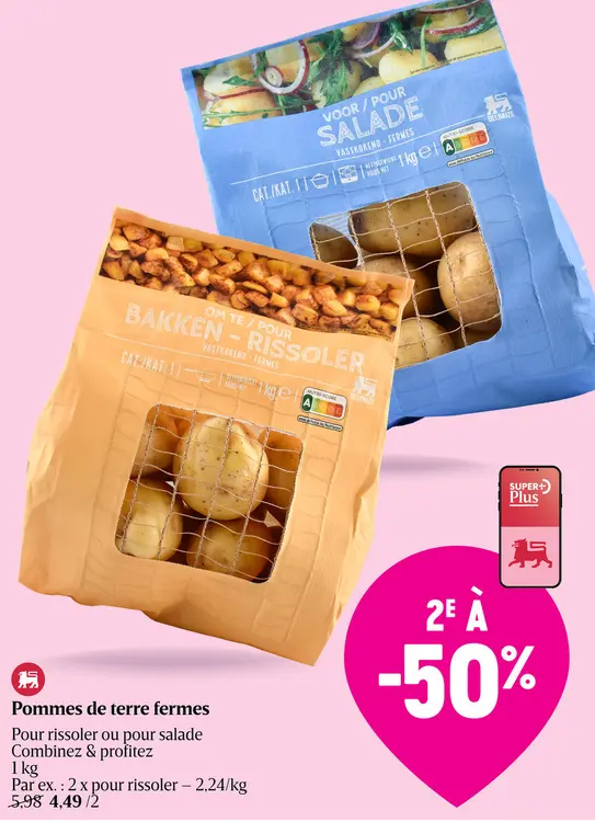 Offre: Pommes de terre fermes