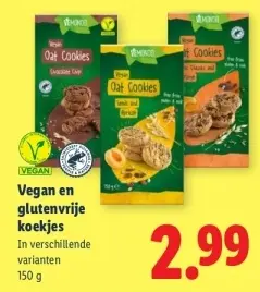 Aanbieding: Vegan en glutenvrije koekjes
