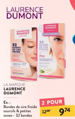 Offre: Bandes de cire froide sourcils & petites zone