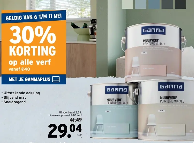 Promotie: Muurverf