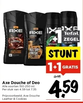 Aanbieding: Axe Douche of Deo