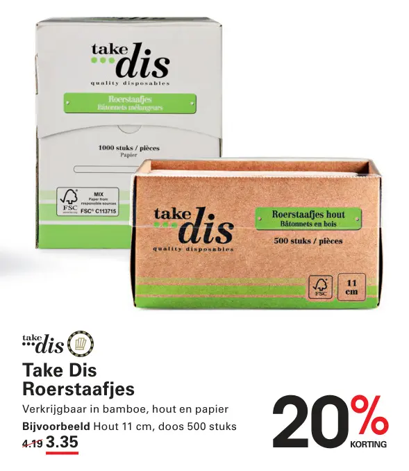 Aanbieding: Roerstaafjes