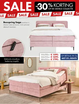 Aanbieding: Saga boxspring