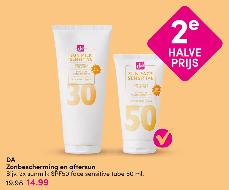 Aanbieding: Zonbescherming en aftersun