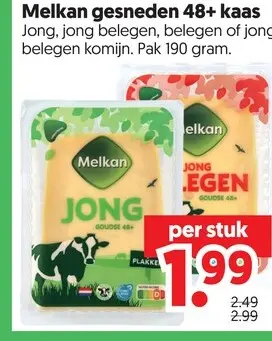 Aanbieding: gesneden 48+ kaas