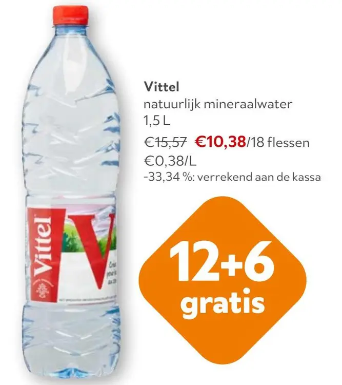 Aanbieding: natuurlijk mineraalwater