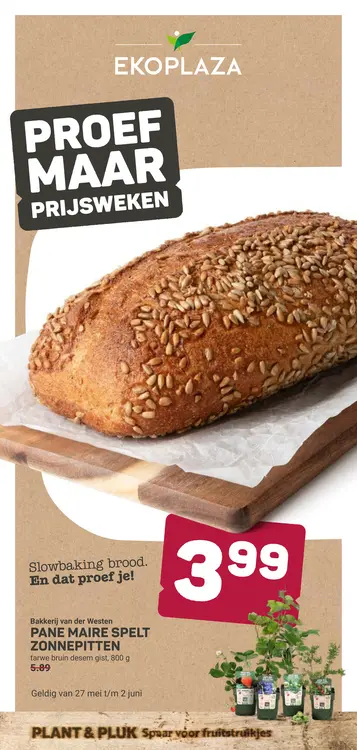 Aanbieding: Pane maire spelt zonnepitten