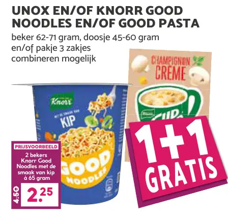 Aanbieding: Good noodles en/of good pasta