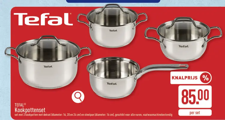 Promotie: Tefal Kookpottenset