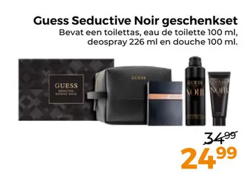 Aanbieding: Guess Seductive Noir geschenkset
