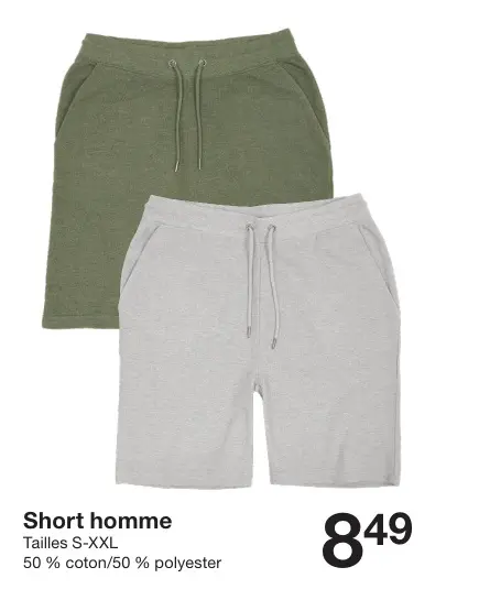 Offre: Short homme