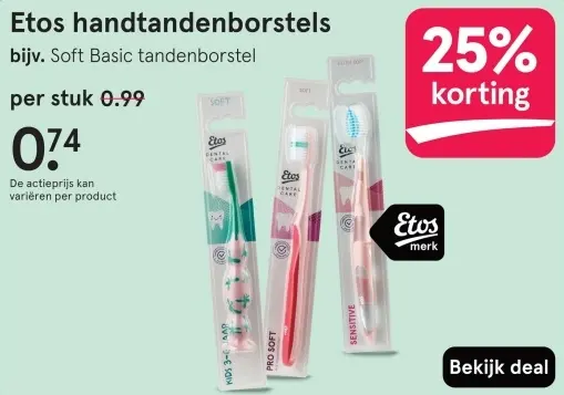 Aanbieding: Handtandenborstels