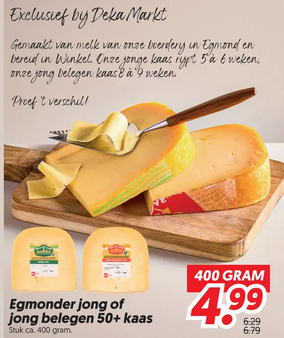 Aanbieding: Egmonder jong of jong belegen 50+ kaas