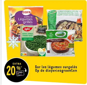 Offre: Sur les légumes surgelés